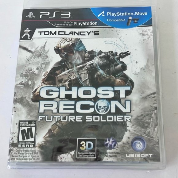 🎈HOST PICK 🎈🆕Tom Clancy's Ghost Recon Game Future Soldier (PS3) 3D Compatible - Picture 1 of 7